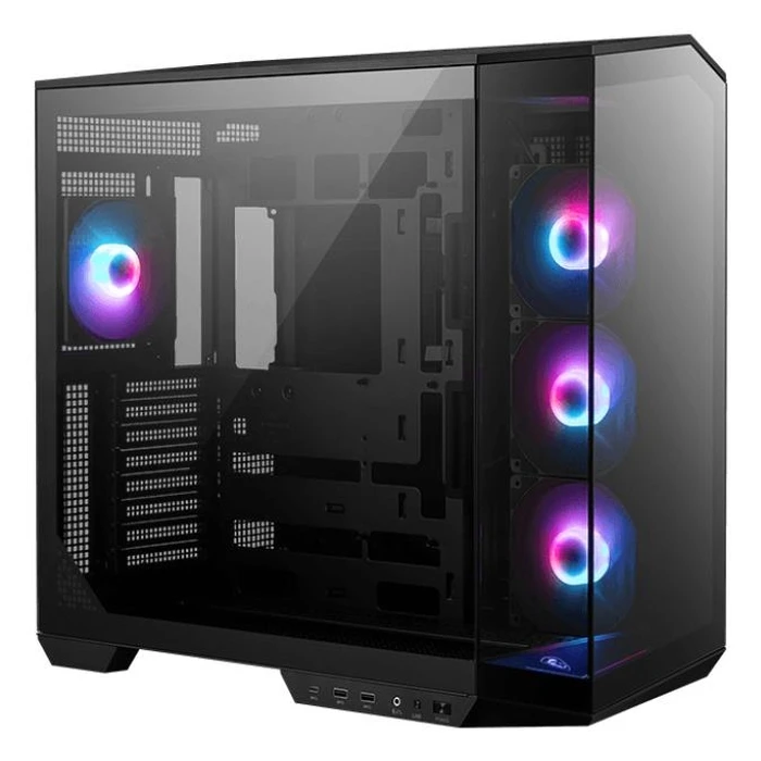 MSI MAG PANO 100R PZ Gaming Midi Tower Case with RGB Lighting - Black