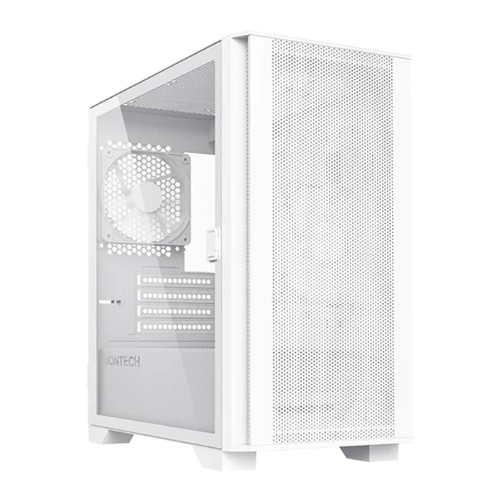 Montech Air 100 Lite Gaming Mini Tower Computer Case White