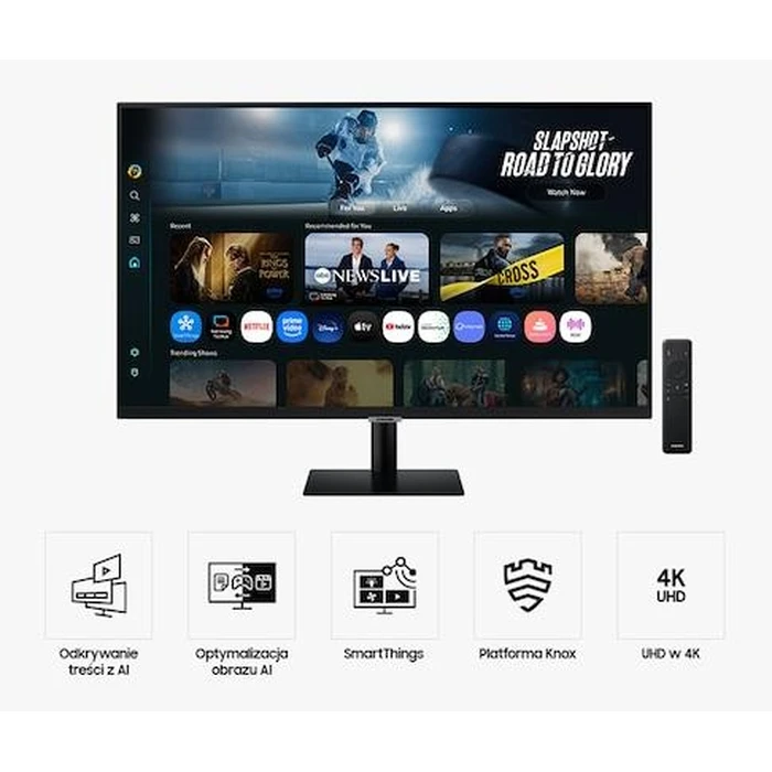 Monitor 32" Samsung 3840 X 2160 / 4K Ultra Hd / Lcd / Flat / Ls32Fm700Uuxdu