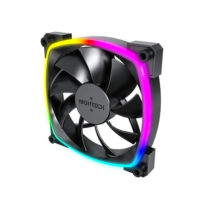 Case Fan 12cm Montech Ax120 Pwm Black Montech