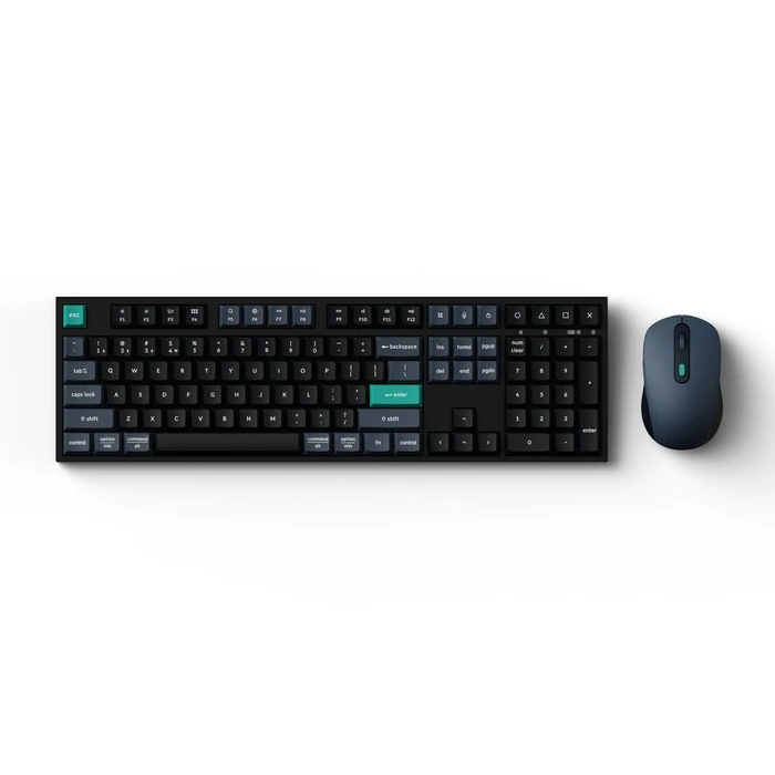 Keychron KCBD2 Keyboard + Mouse Combo (Wired & Wireless, Full-size, Black)
