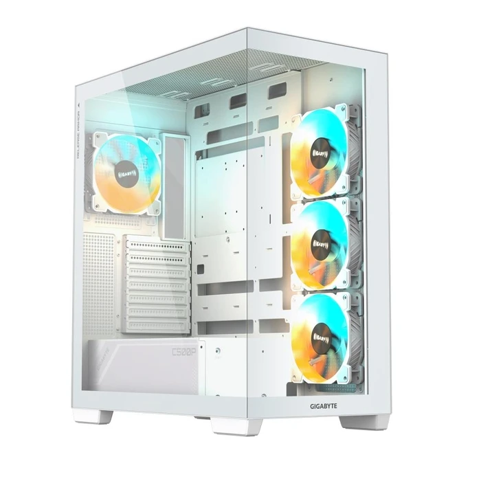 Κουτί Η/Υ Gigabyte Midi Transparent Atx Miniitx White Gb-C500Pist