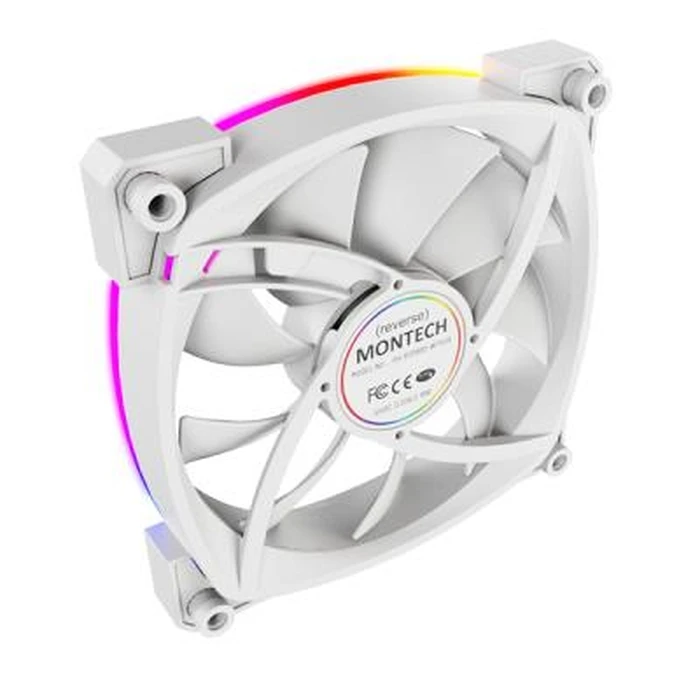 Case Fan 12cm Montech Rx120 Pwm White 3 In 1 Montech