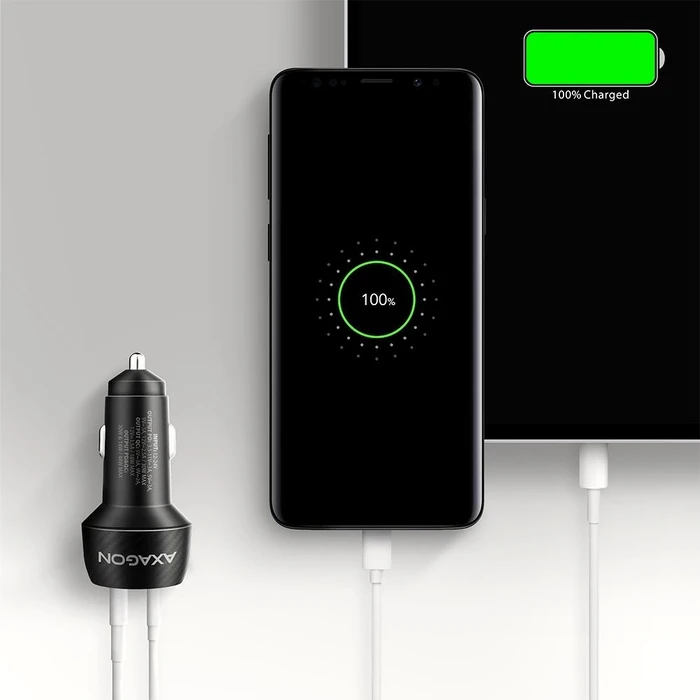 Φορτιστής Αυτοκινήτου Axagon Usb 2Port 48W Pwc-Pq48