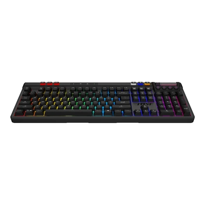 Gaming Πληκτρολόγιο Black Us Strike Pro W Silent Us MSI