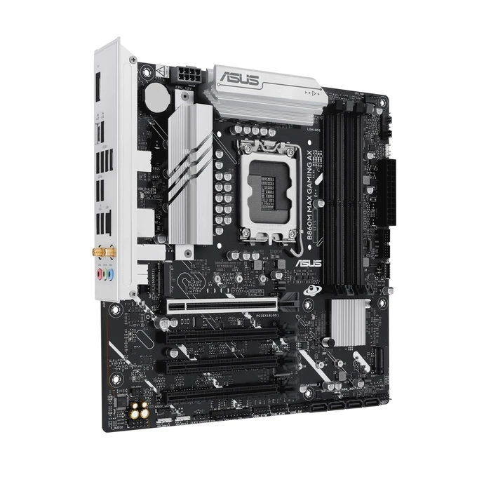Motherboard Asus Intel B860 Express / Lga1851 / Micro-Atx / DDR5 / Slots 4 / B860Mmaxgamingax