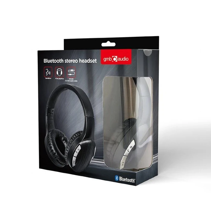 Headphones Gembird Bluetooth V5.0/Black Bths-01-Bk