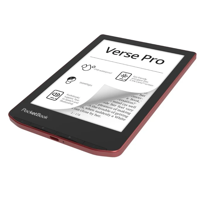 Ebook Reader PocketBook Verse Pro 6" 1072X1448 1Xusb-C Red Pb634-3-Ww