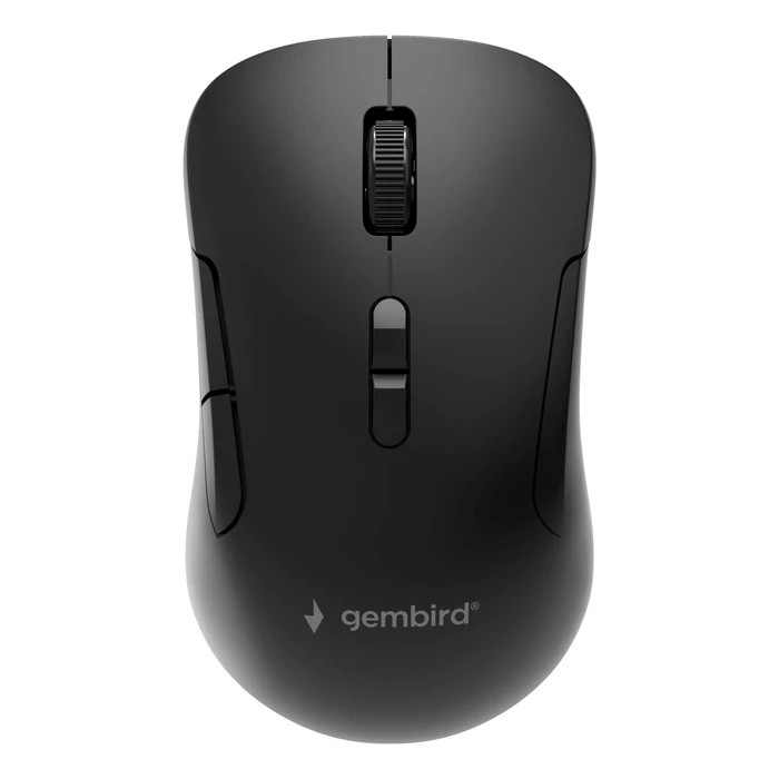 Gembird MUSW2-7B-01 Wireless Optical Mouse (RF + Bluetooth, 7 buttons, 1600 DPI) - Black