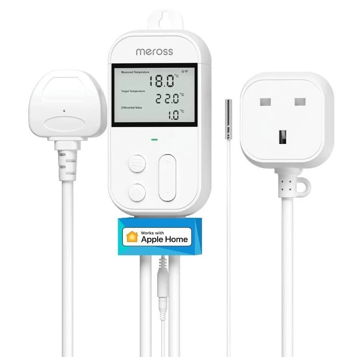 Θερμοστάτης Meross Smart Home Wi-Fi Heat.&Cooling Mts200Bhk