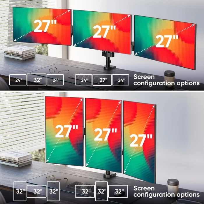 Βάση Monitor Onkron Desk Mount 13-32" Black G280-B