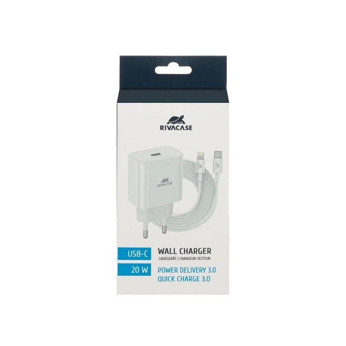 Φορτιστής Πρίζας Rivacase White Ps4101 Wd5