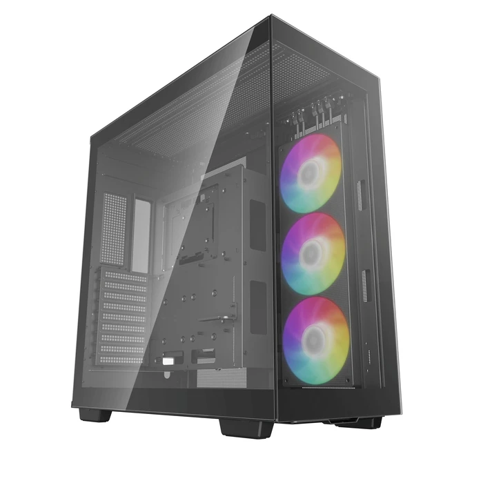 Deepcool CH780 Gaming Full Tower Κουτί Υπολογιστή με Πλαϊνό Παράθυρο και RGB Φωτισμό Μαύρο
