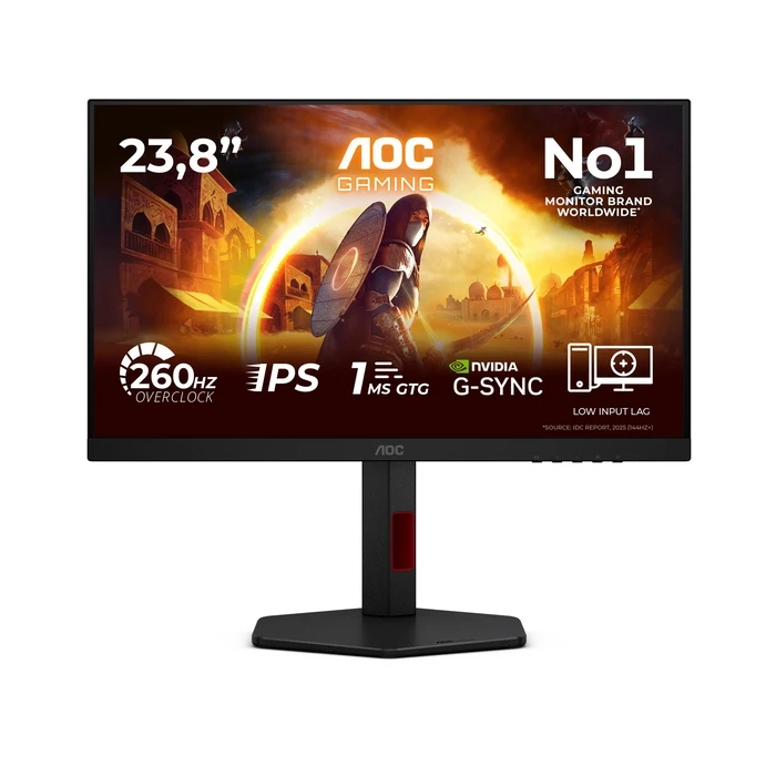 AOC 24G4ZR 23.8" Fast IPS Full HD Gaming Monitor 1920x1080, 260Hz (OC), 1ms