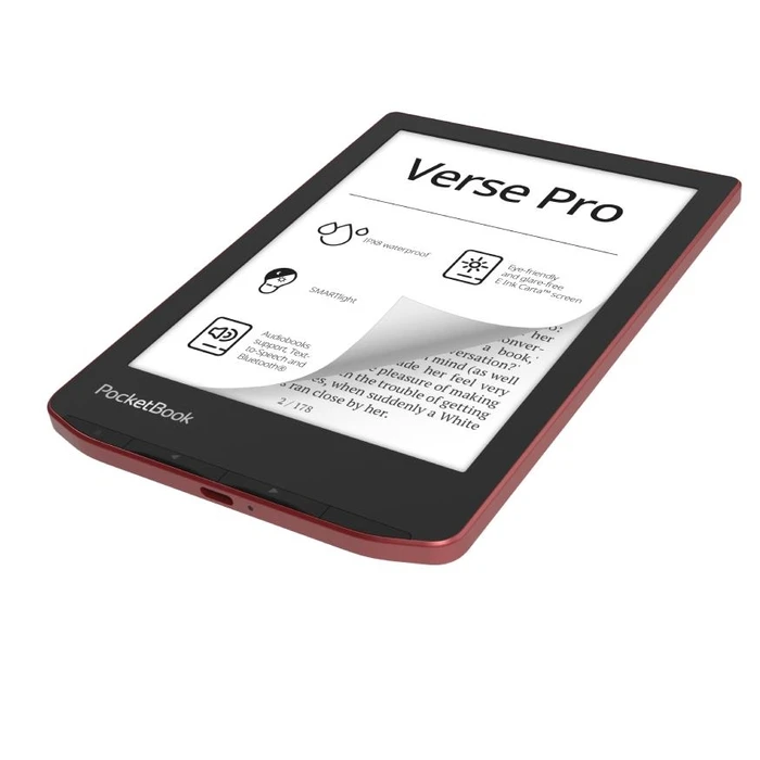 Ebook Reader PocketBook Verse Pro 6" 1072X1448 1Xusb-C Red Pb634-3-Ww