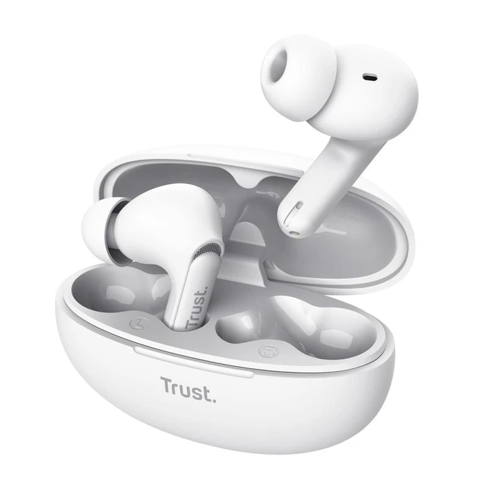 Bluetooth Handsfree Trust Earbuds Yavi Bt Enc White 25172