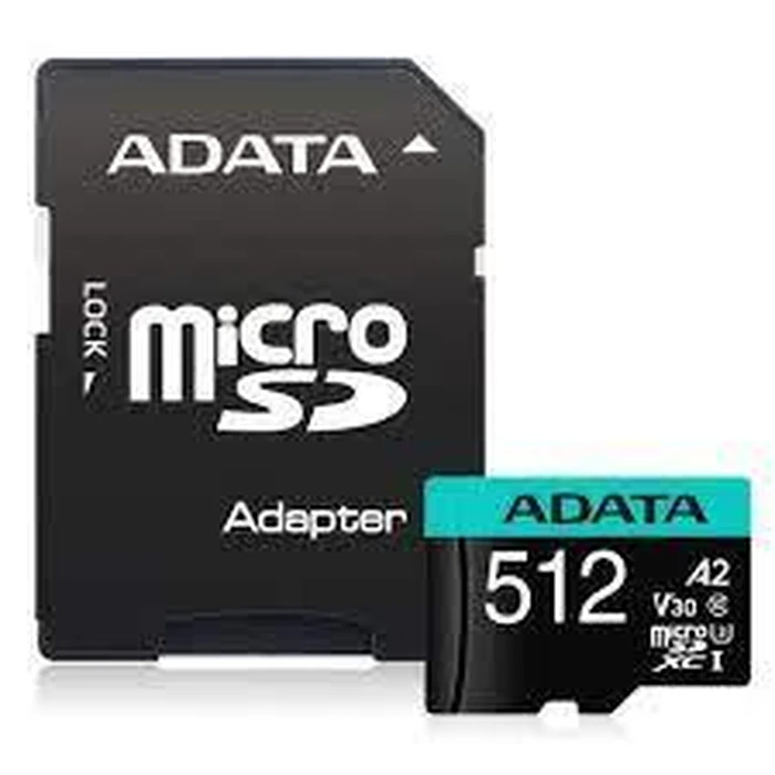 Κάρτα Μνήμης microSDxc 512GB Adata W/Ad./Ausdx512Gui3V30Sa2-Ra1