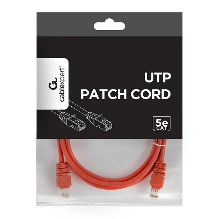 Καλώδιο Δικτύου Gembird Cat5E Utp 1.5M/Red Pp12-1.5M/R