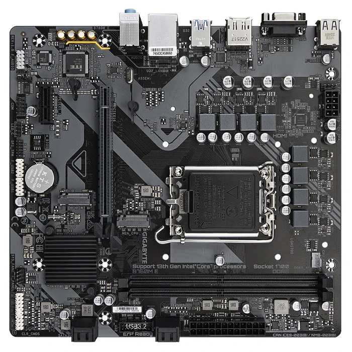 Motherboard Gigabyte / Intel B760 LGa1700 / Micro-Atx / DDR5 / Slots 2 / B760Me1.0