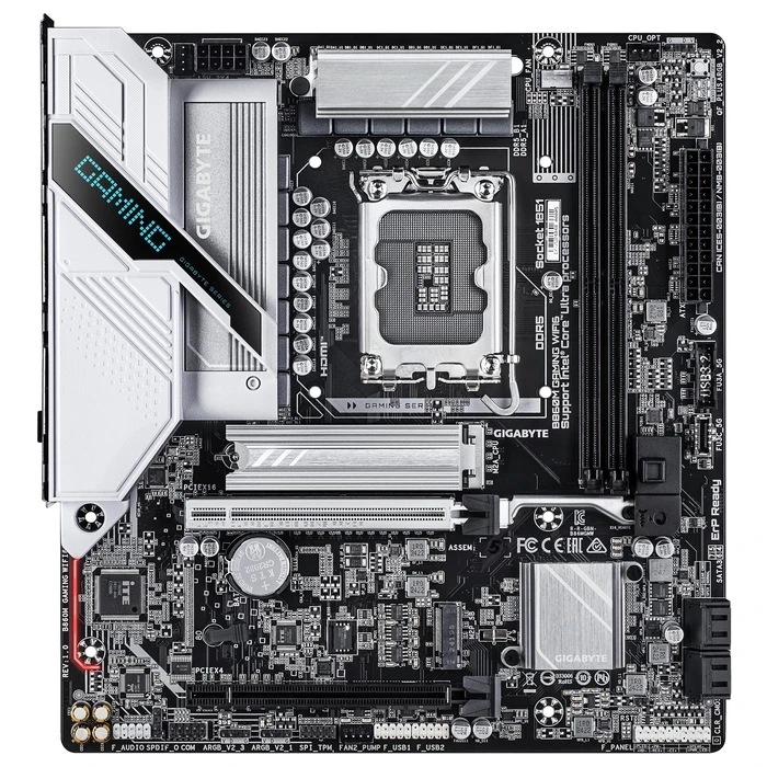 Motherboard Gigabyte Intel B860 Express / Lga1851 / Micro-Atx / DDR5 / Slots 2 / B860Mgamingwifi6
