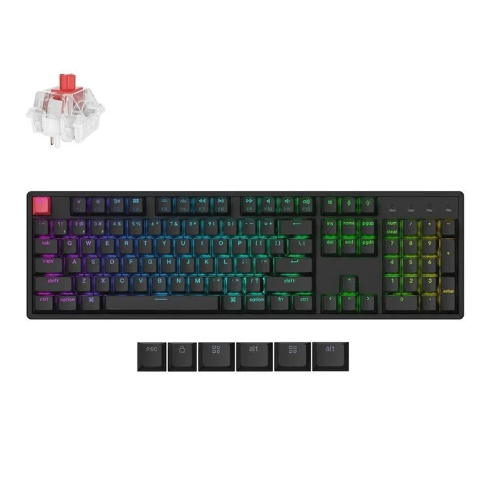 Gaming Πληκτρολόγιο Ασύρματο Keychron K10 Rgb/Black K10X-J1