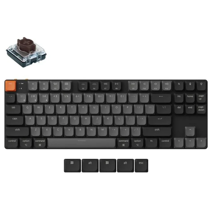 Gaming Πληκτρολόγιο Ασύρματο Keychron K1/Black K1X-A3