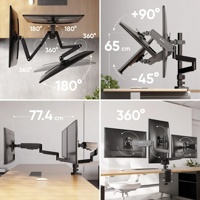 Βάση Monitor Onkron Desk Mount 13-32" Black G280-B