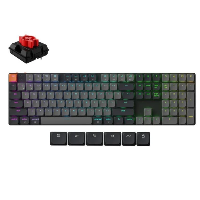 Gaming Πληκτρολόγιο Ασύρματο Keychron K5 Rgb/Black K5X-H1