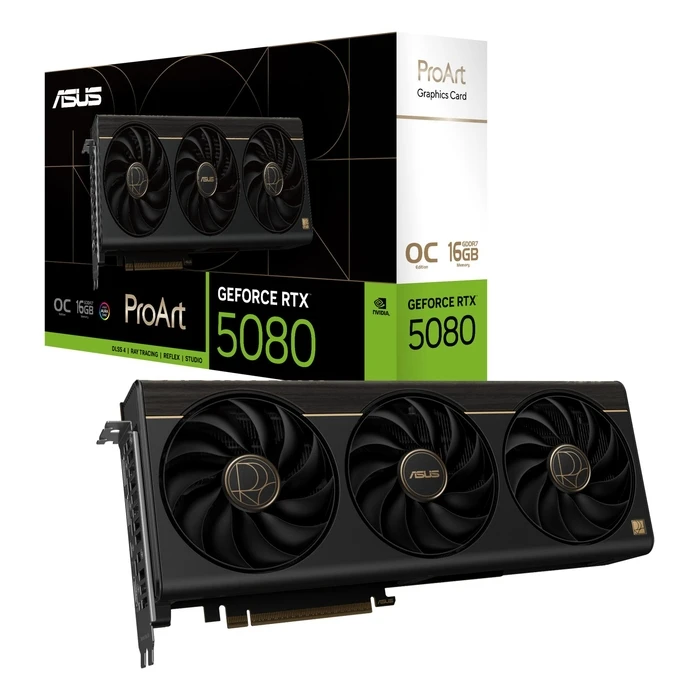 Κάρτα Γραφικών Asus Nvidia Geforce RTX 5080 16GB Gddr7 Pci Express 5.0 Active Proart-Rtx5080-O16G
