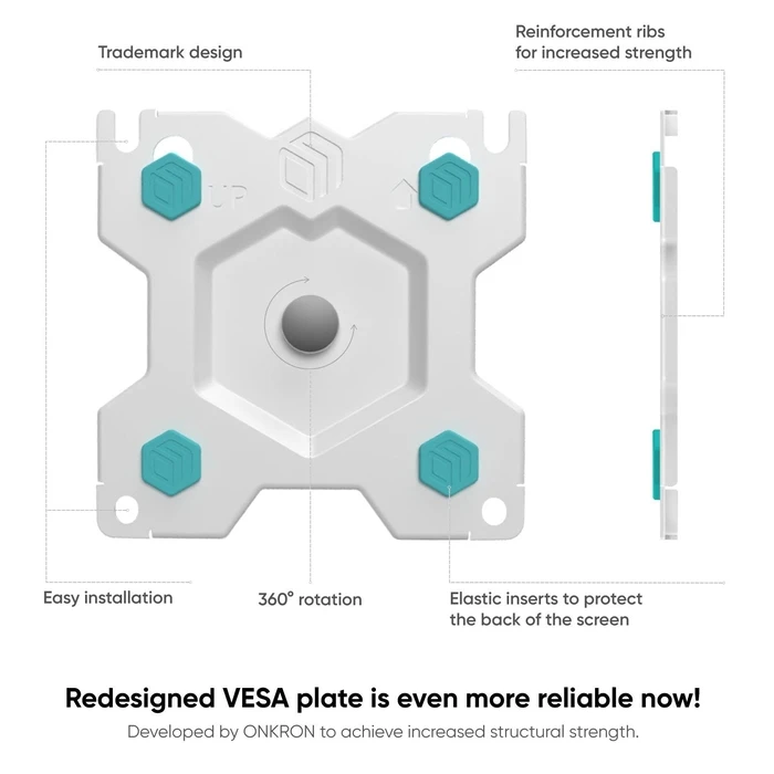 Βάση Monitor Onkron Desk Mount 13-32" White G200-W
