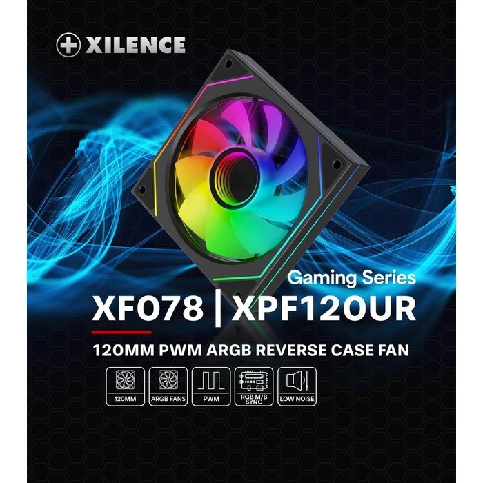 Case Fan 12cm Xilence Xpf120Ur.ArGB 12V Xf078