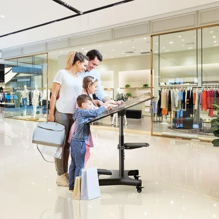 Βάση Τηλεόρασης Onkron Mobile Stand 50-83" Black Ts1380-B