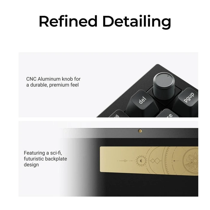 Gaming Πληκτρολόγιο Keychron Wrl Q1 Ultra Black Q1U-M4