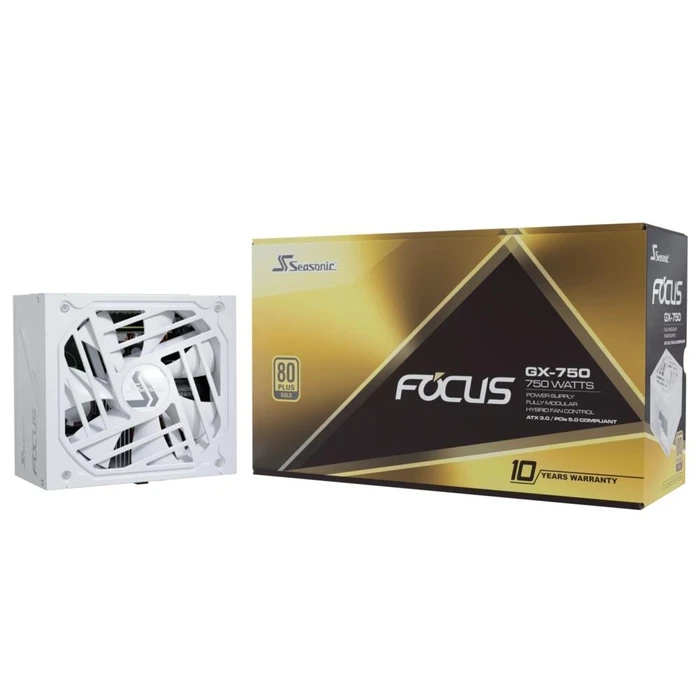 Τροφοδοτικό 750W Seasonic Focus Gx White Atx 3 (2024) / 80 Plus Gold / White