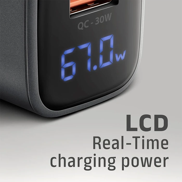 Φορτιστής Axagon Mobile Wall Usb 67W Gan 2Port Acu-Pq67D