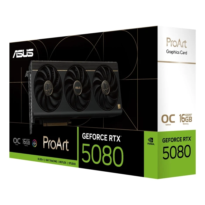 Κάρτα Γραφικών Asus Nvidia Geforce RTX 5080 16GB Gddr7 Pci Express 5.0 Active Proart-Rtx5080-O16G