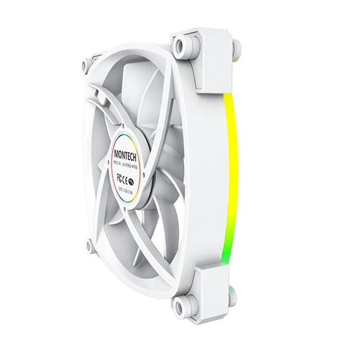Case Fan 12cm Montech Ax120 Pwm White Montech