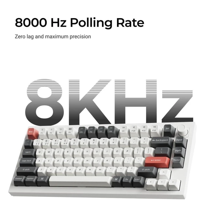 Gaming Πληκτρολόγιο Keychron Wrl Q1 Ultra Black Q1U-M4