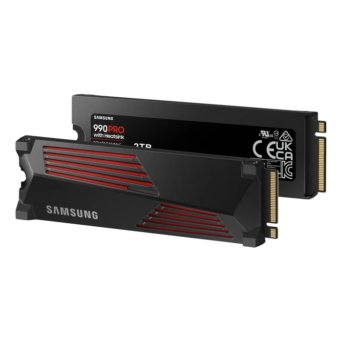 Σκληρός Δίσκος m.2 SSD 2TB Samsung 990 Pro With Heatsink Pcie Nvme Tbw Mtbf Mz-V9P2T0Gw