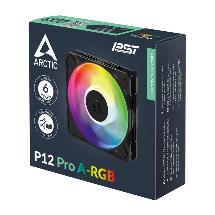 Case Fan 12cm Arctic P12 Pro A-Rgb Acfan00309A