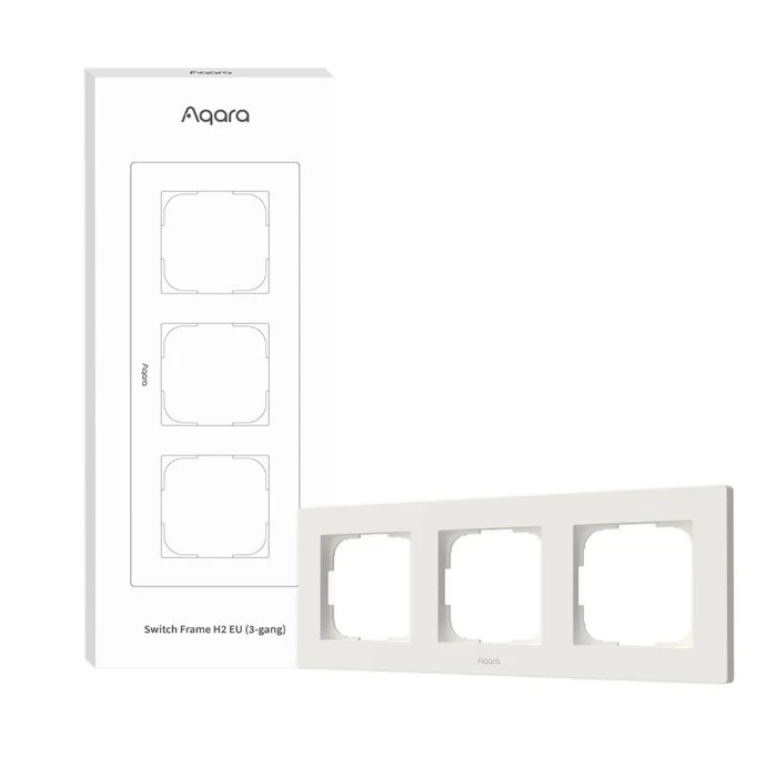 Smart Switch Aqara Frame H2 (3-Gang)/White Fe-X02D-W