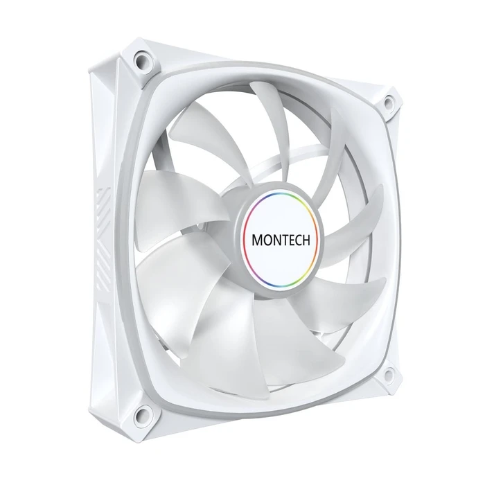 Case Fan 12cm Montech Ax120 Pro White 3 In 1 Montech