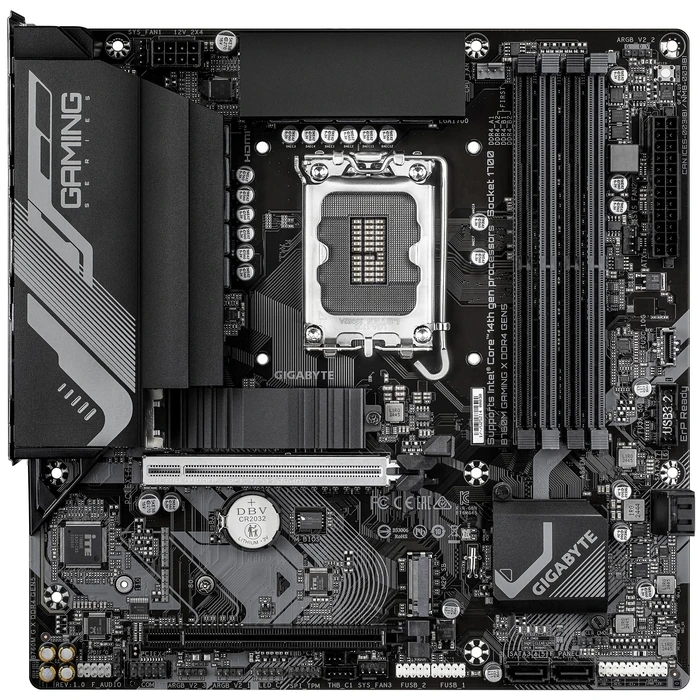 Motherboard Gigabyte Intel B760 Lga 1700 Micro Atx Ram DDR4-Sdram B760MgxDDR4Gen5