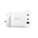 Φορτιστής Πρίζας J5create 65W GAN USB-C 3-PORT CHARGER