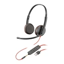 Headphone Poly BlackWIRE C3225 USB-A