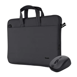 Τσάντα Laptop Trust BOLOGNA BAG AND MOUSE SET Black