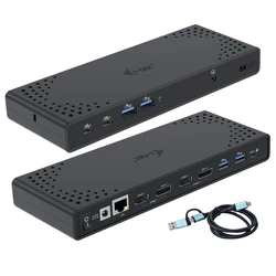 Docking Station i-tec USB-A/-C TB DUAL DOCK DUAL