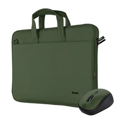 Τσάντα Laptop Trust BOLOGNA BAG AND Mouse SET Green