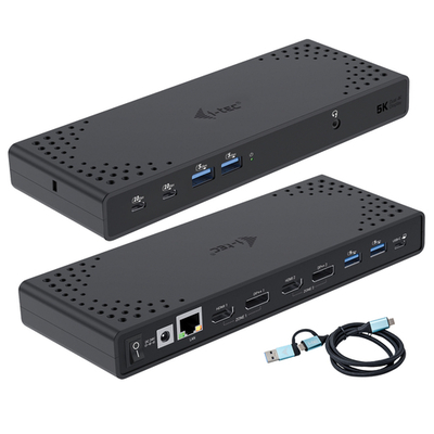 Product Docking Station i-tec USB-A/-C TB DUAL DOCK DUAL base image