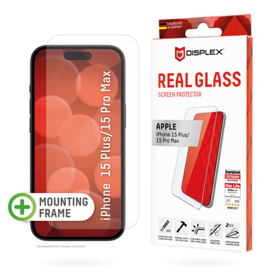 Product Screen Protector E.V.I. DISPLEX REAL GLASS iPhone 15 PL base image